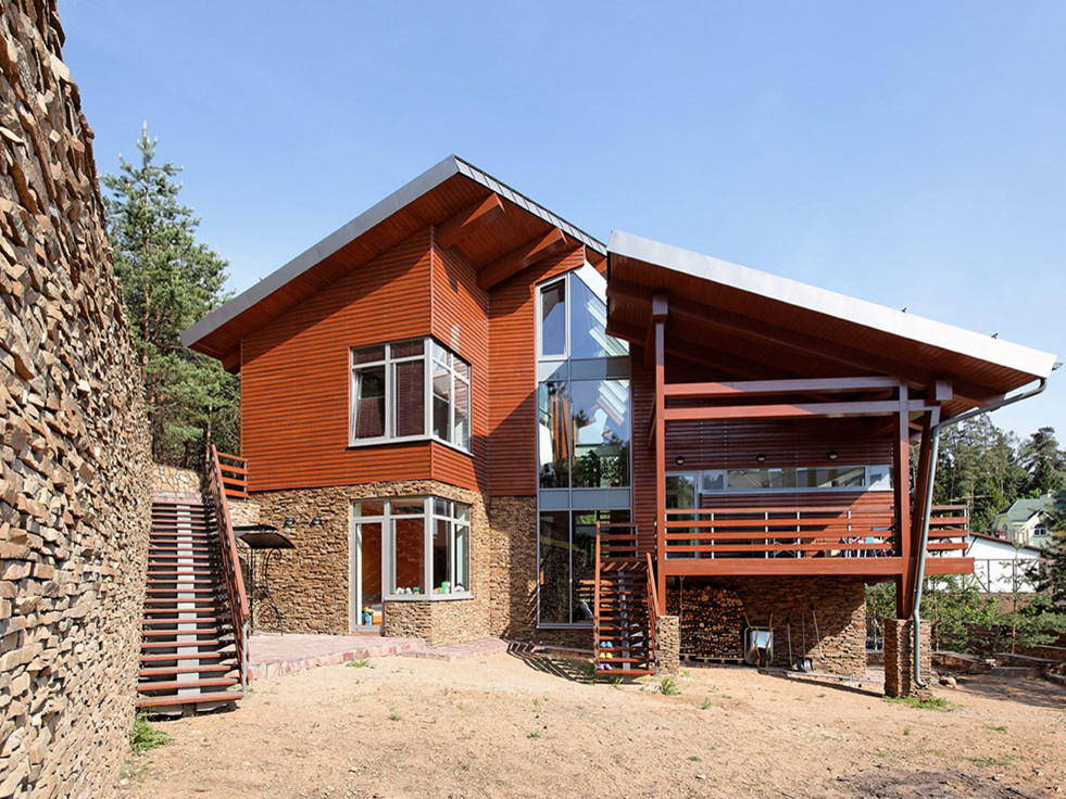 Обложка проекта: Загородный жилой дом в поселке Красновидово-2, Московская область