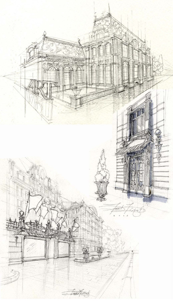 Эскизы - архитектура