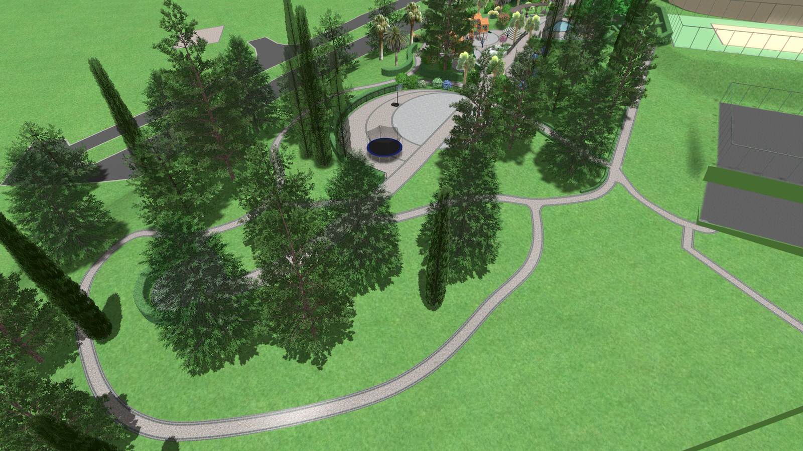 Детская площадка для санатория.