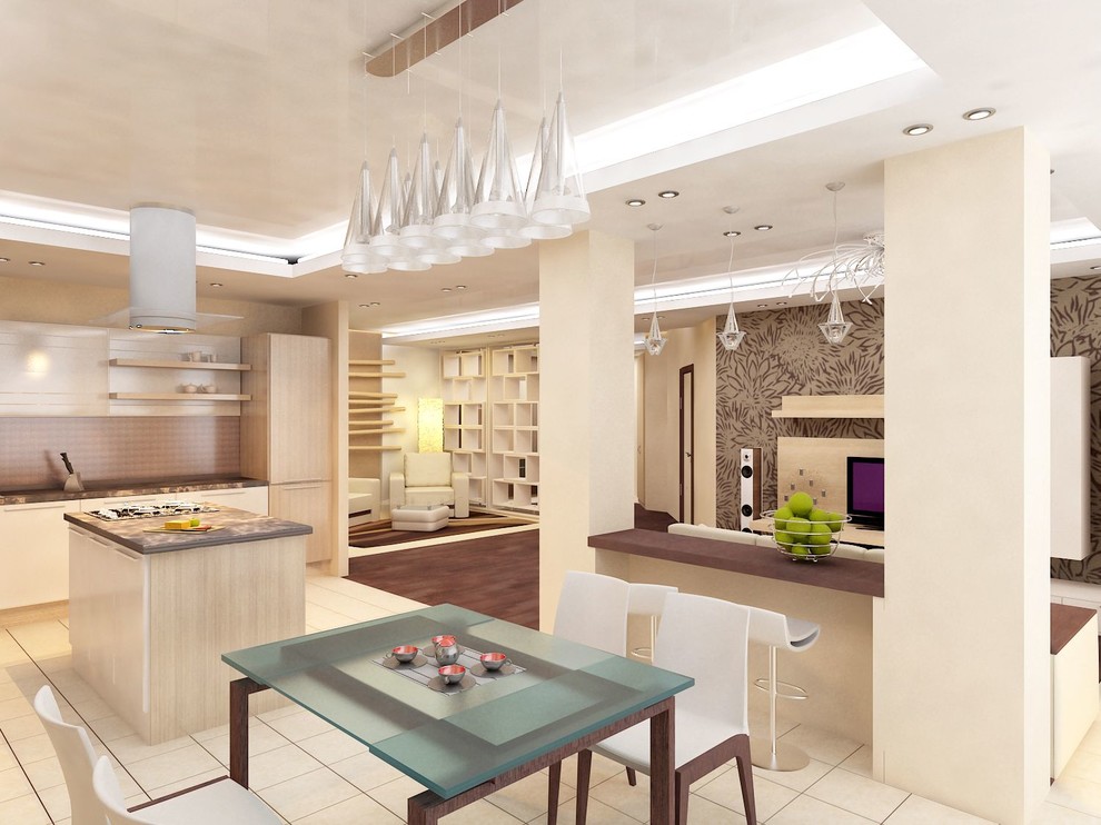 Квартира свободной планировки для молодой семьи