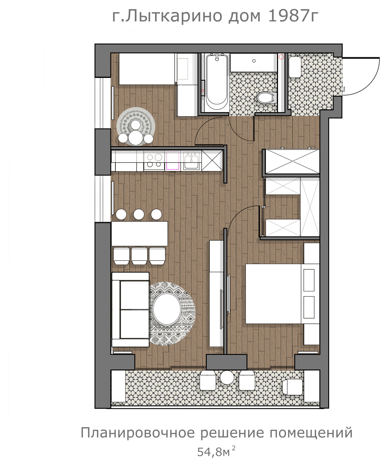 Обложка проекта: Проект квартиры Лыткарино