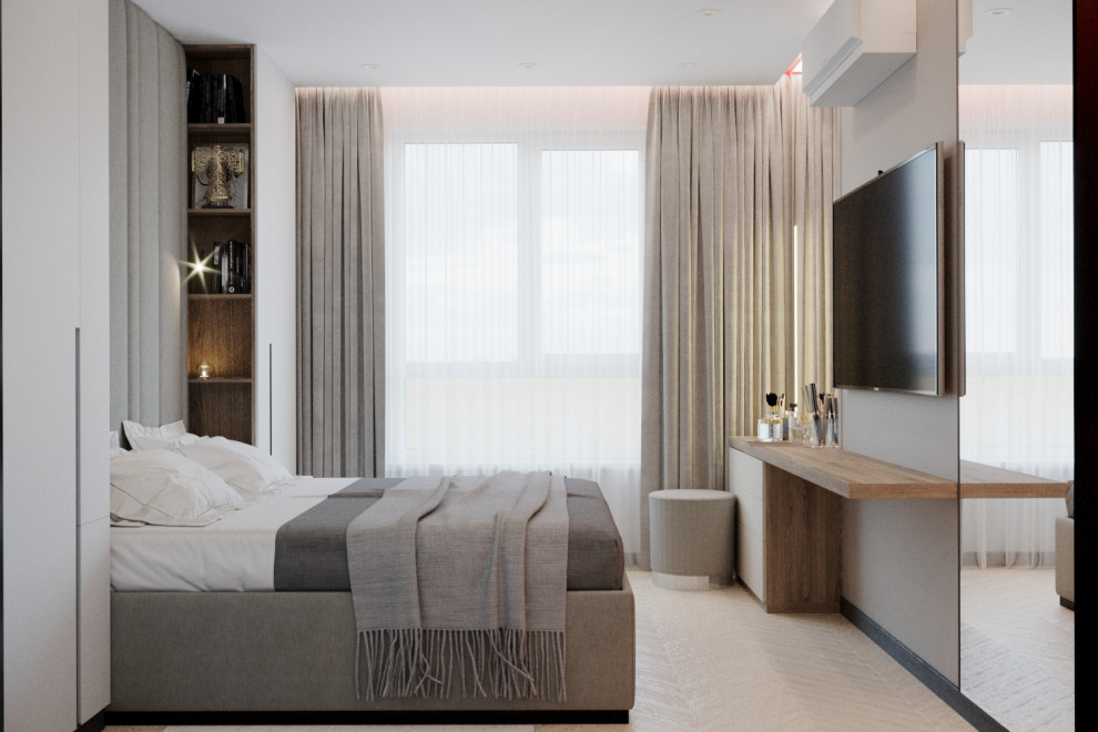 Проект квартиры в современном стиле г. Челябинск, жк EVOpark