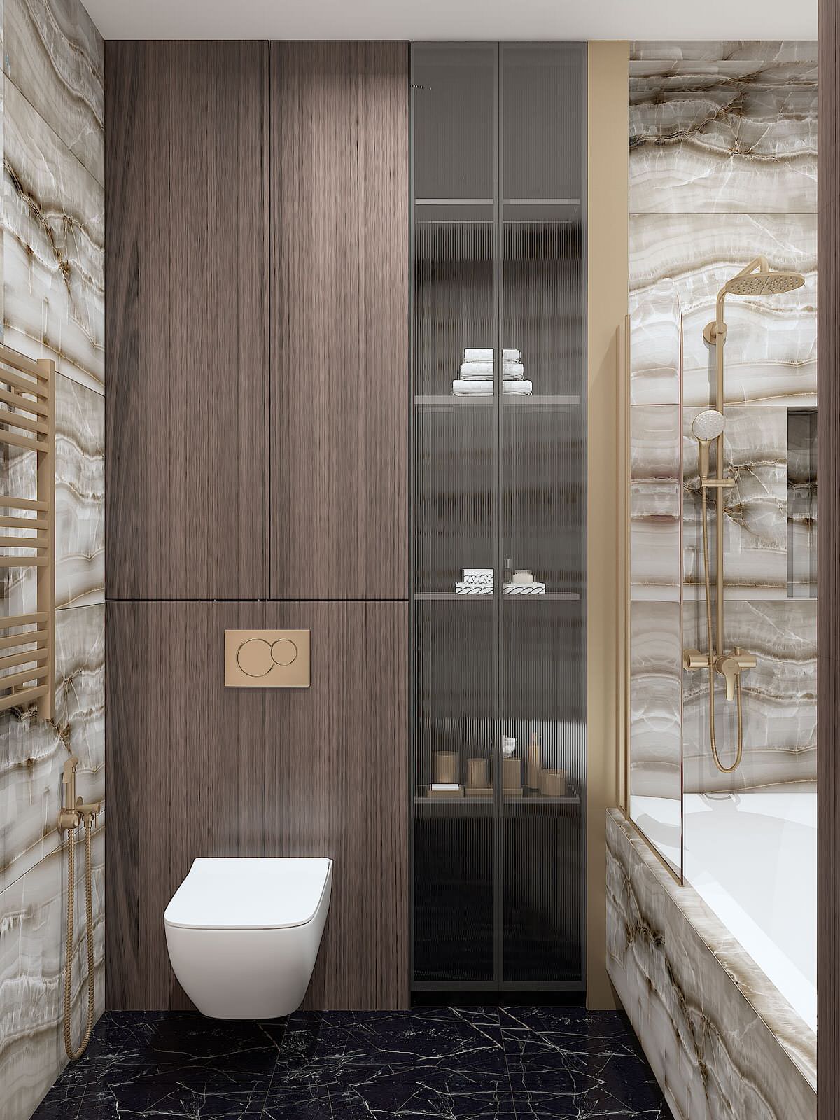 Дизайн проект квартиры 78м2 ЖК "Резиденция Композиторов"