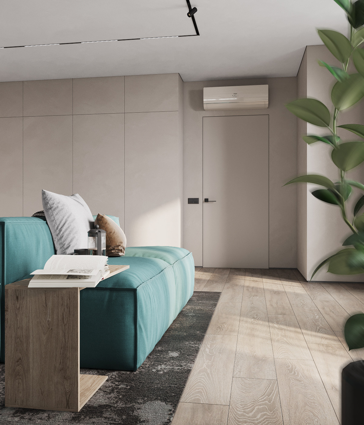 Гостиная минимализм.Ярославль.