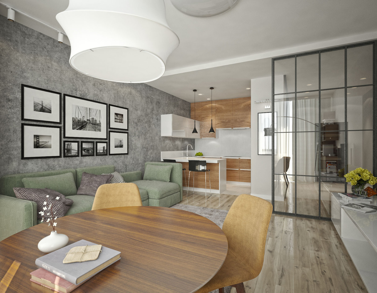 Проект квартиры 62м