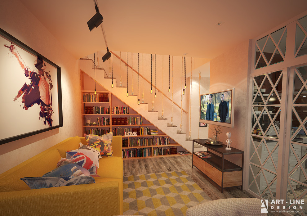 Двухуровневая квартира в современном стиле