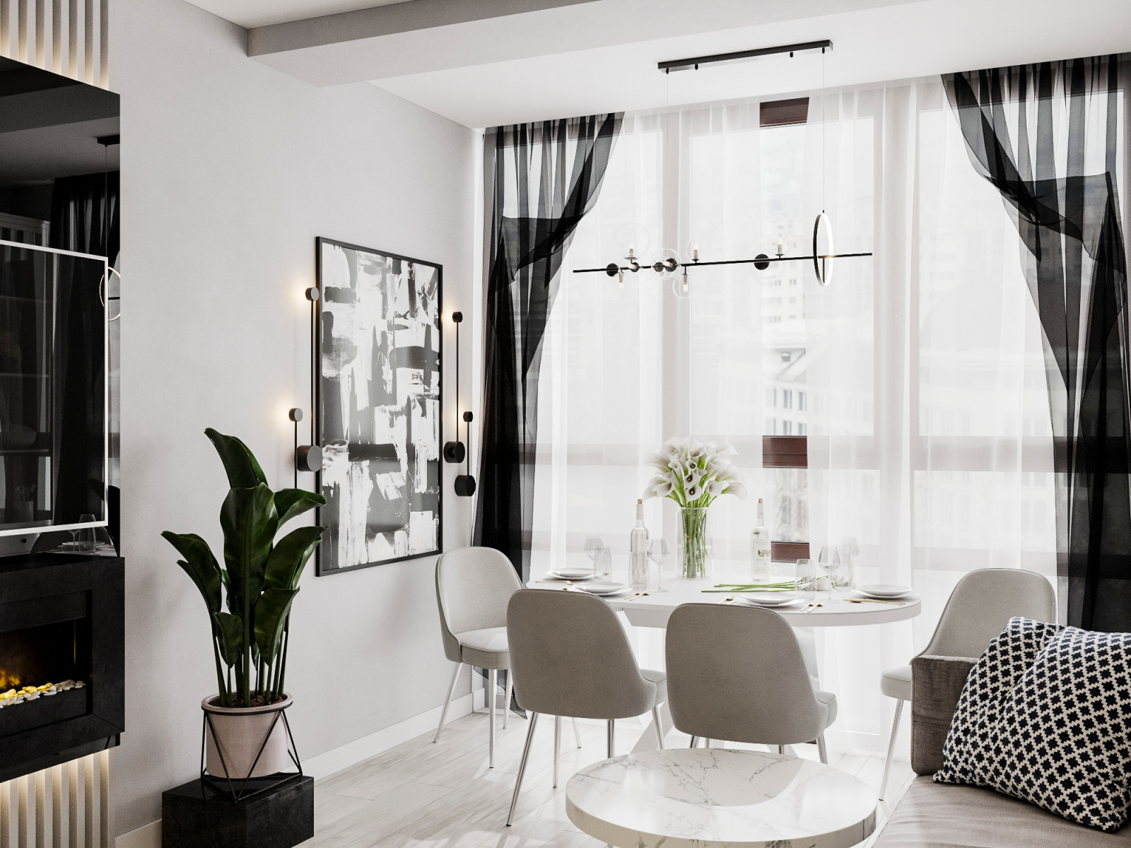 Обложка проекта: Стильный дизайн 2-х комнатной квартиры