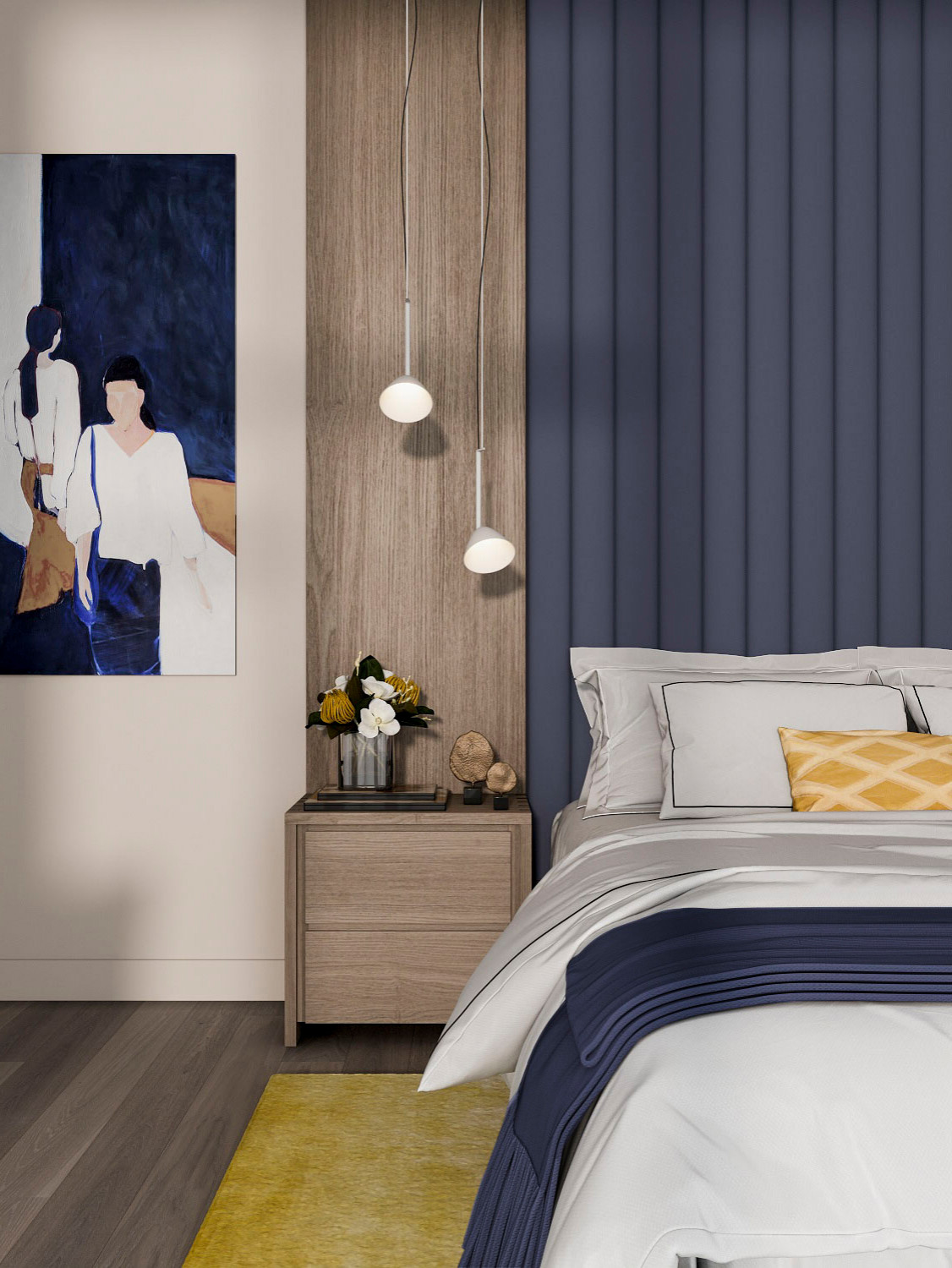 Детали. Гостевая спальня. Третий этаж.