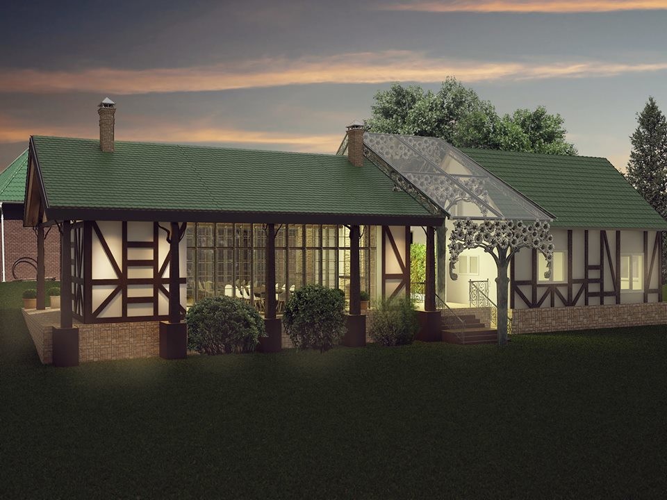 Обложка проекта: Павильон с летней столовой