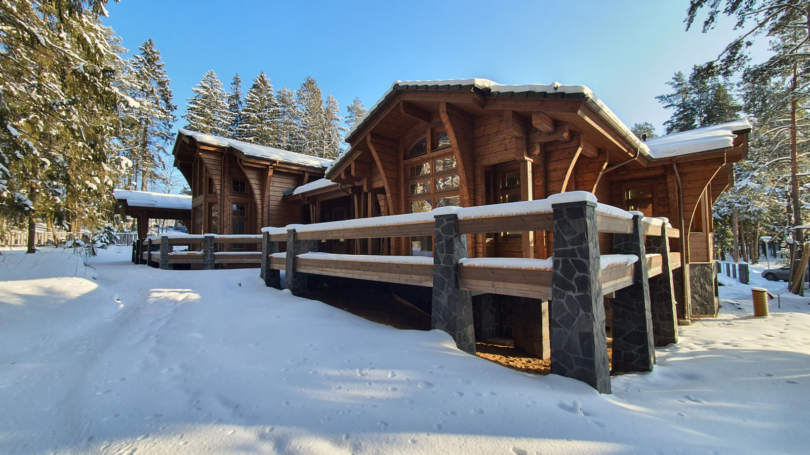 Резиденция в стиле "рустик".