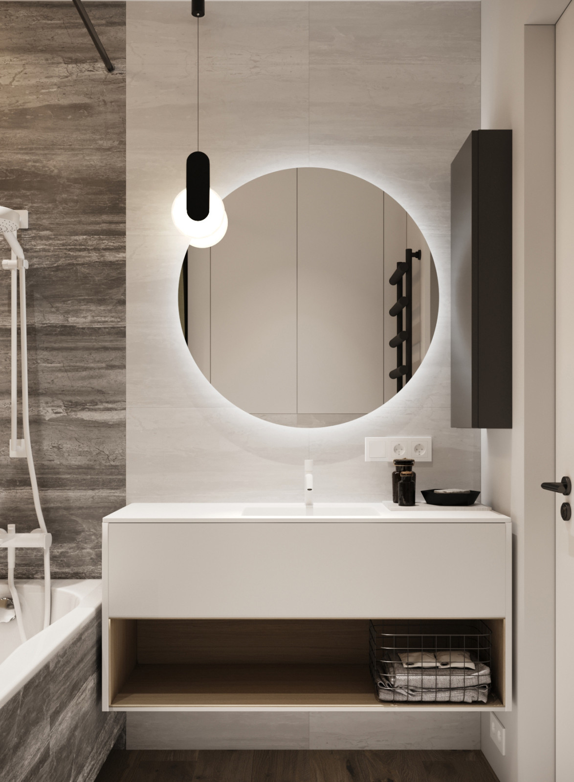 Дизайн-проект квартиры на Авиаторской 72,15 кв.м