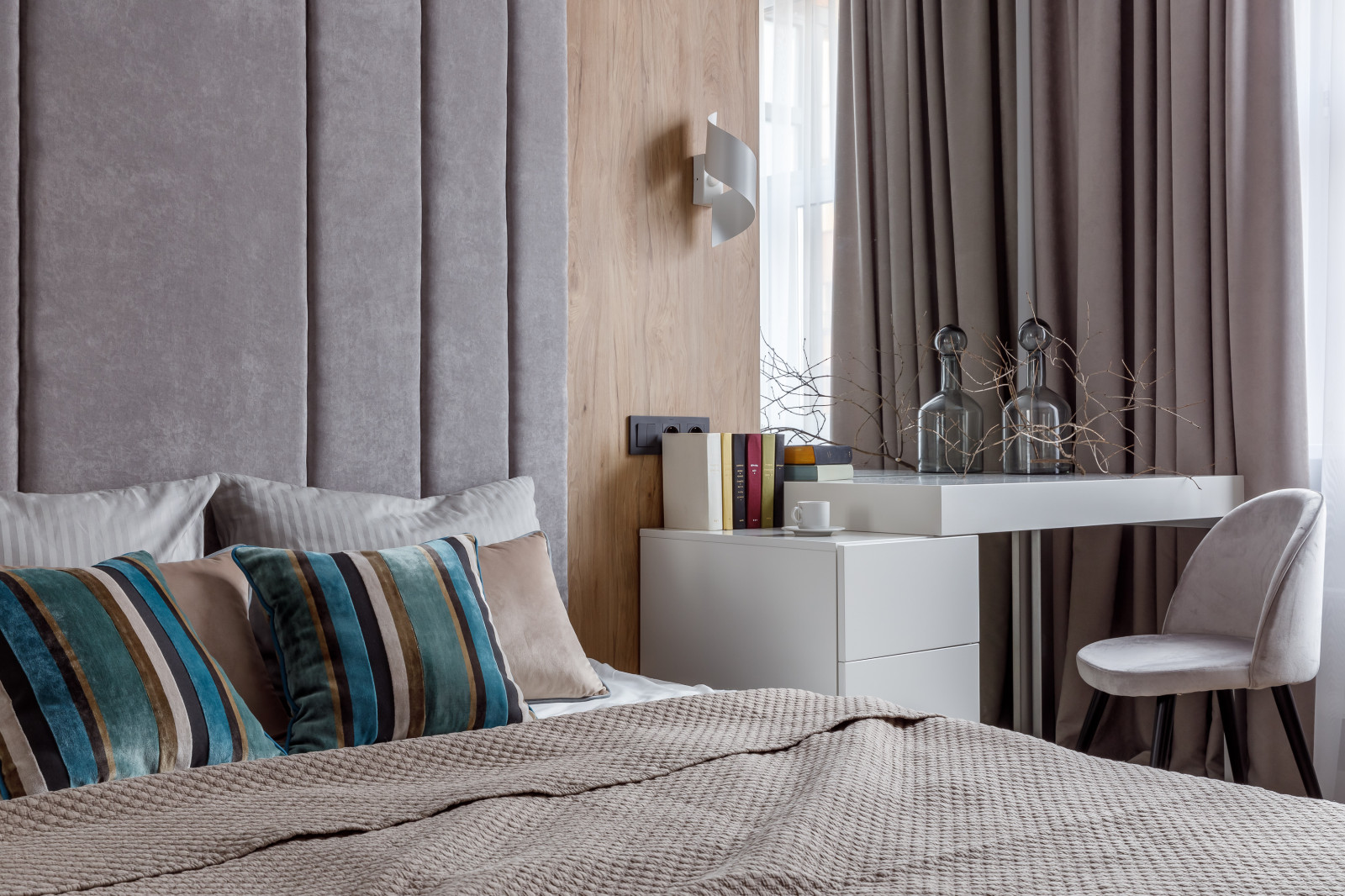 Светлая квартира с яркими акцентами 51 м²