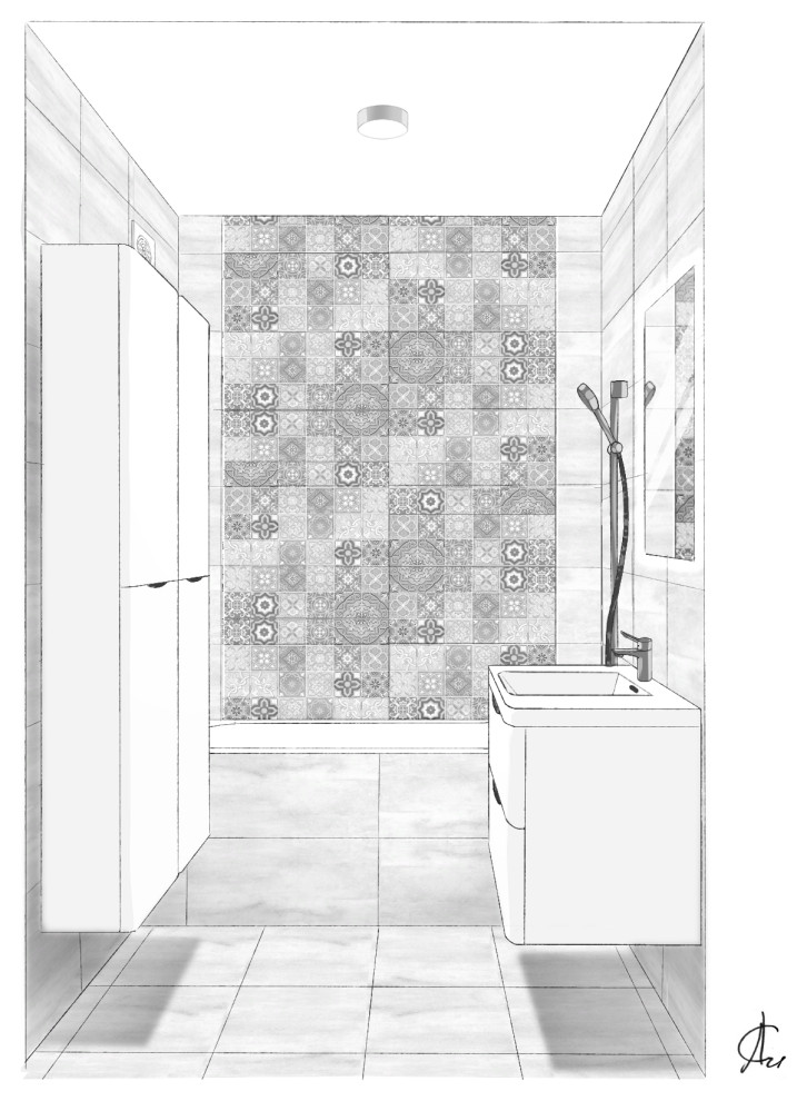 Квартира в серых тонах