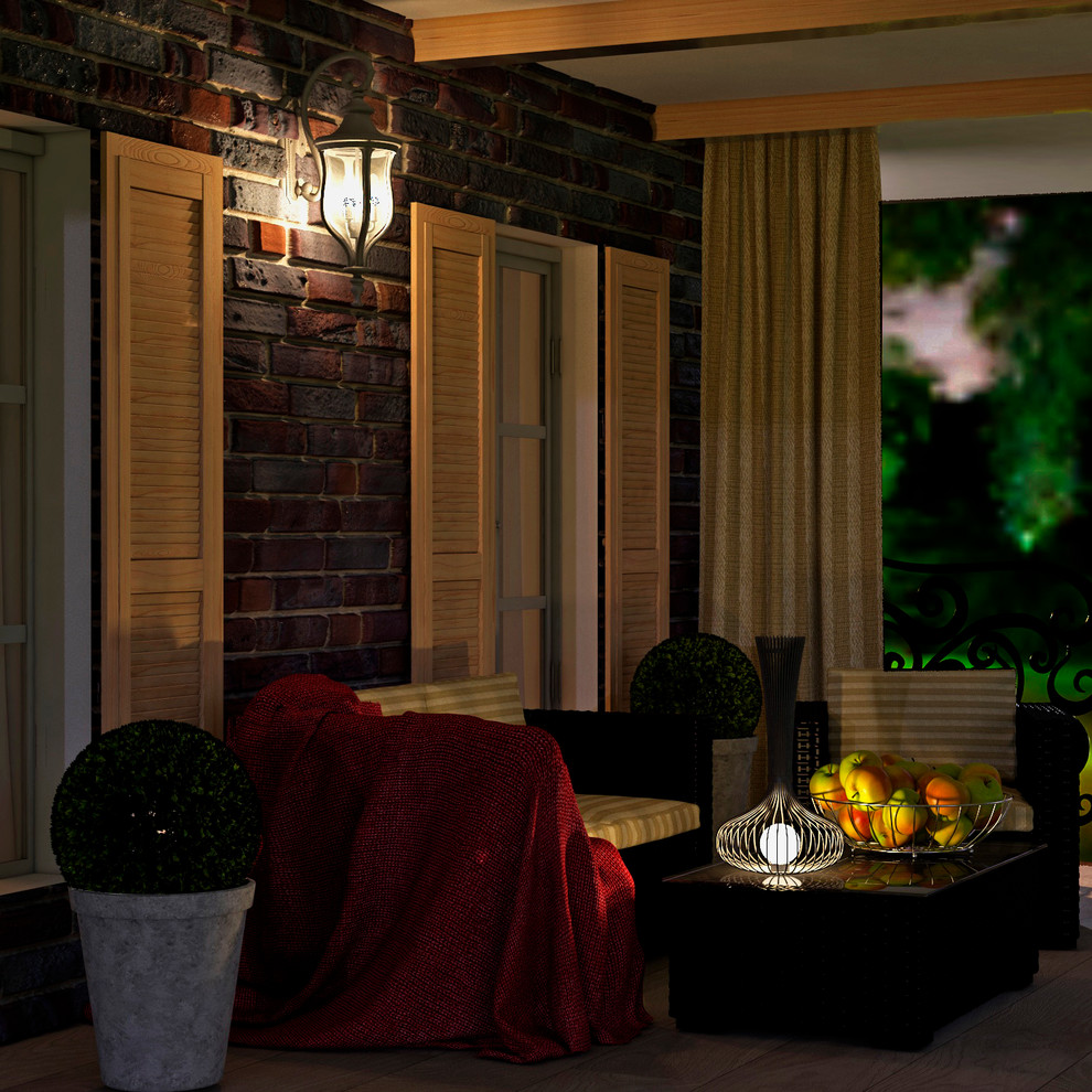 Веранда загородного дома