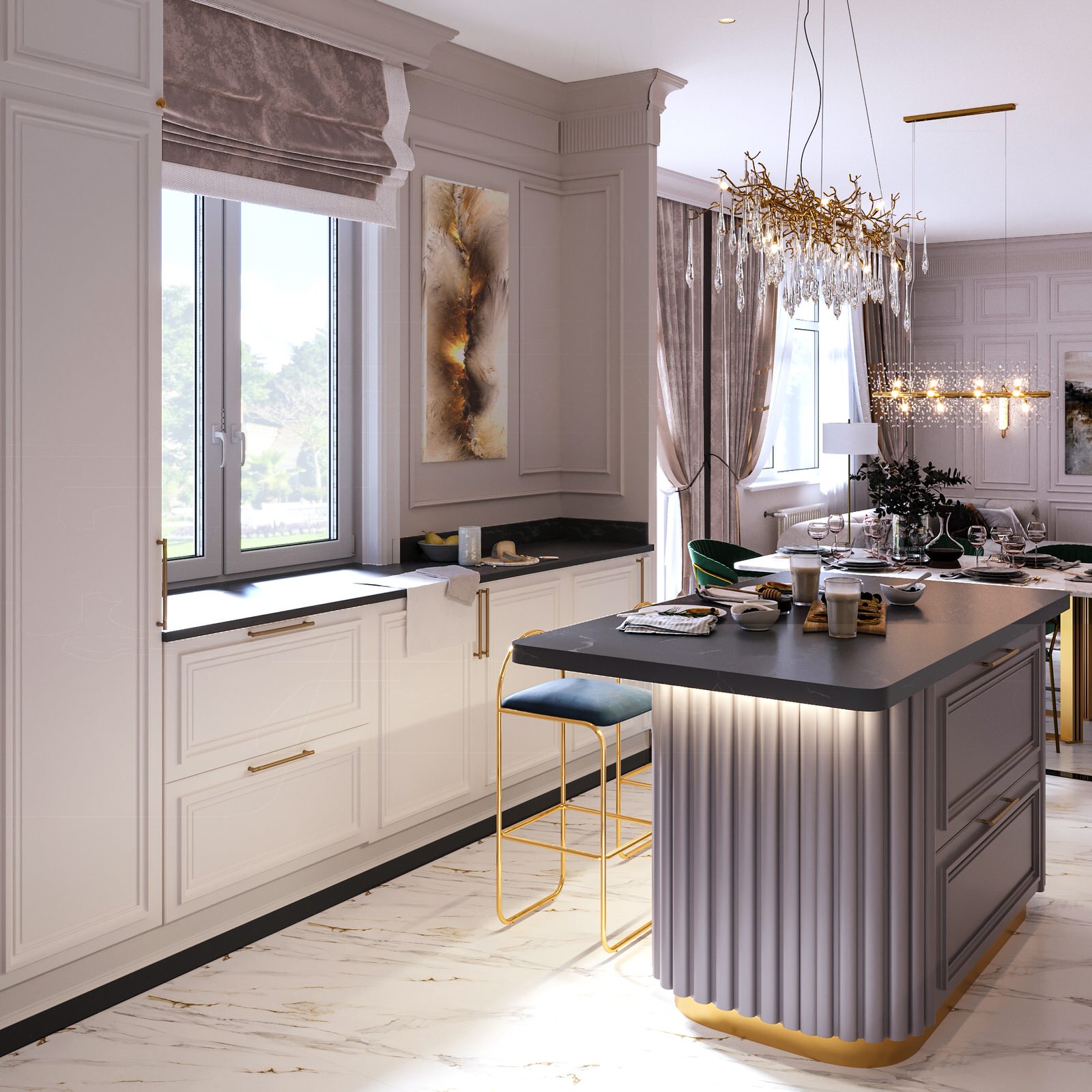 Дизайн интерьера частного дома Нерастанное