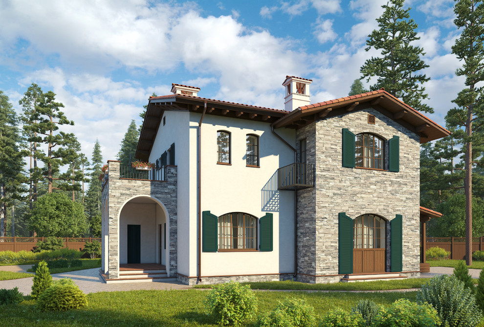 проект дома в СРЕДИЗЕМНОМОРСКОМ стиле