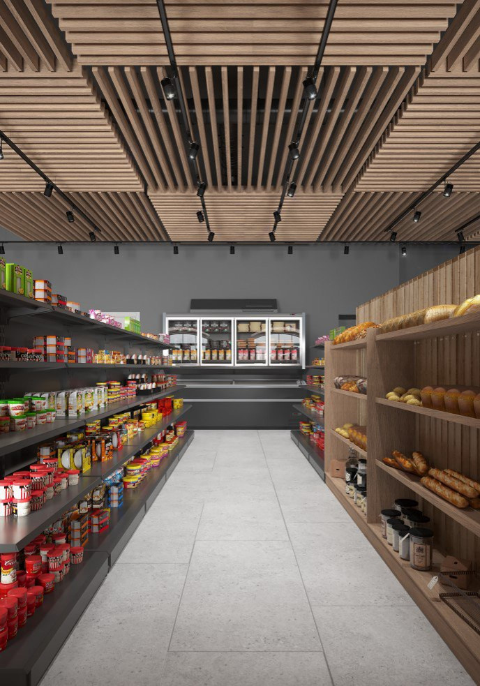 Магазин с зоной кафе