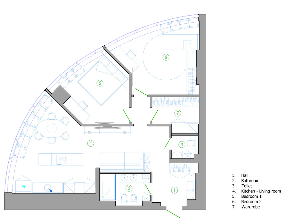Обложка проекта: Квартира "ОГНИ"