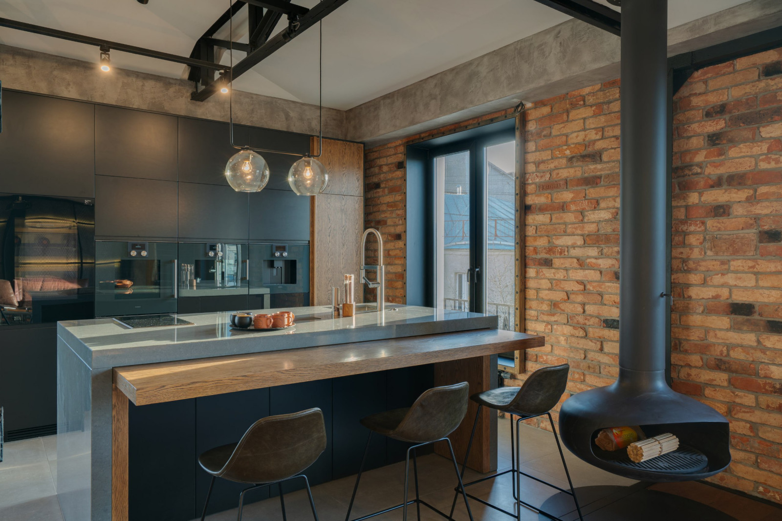 Мужская квартира в стиле Лофт