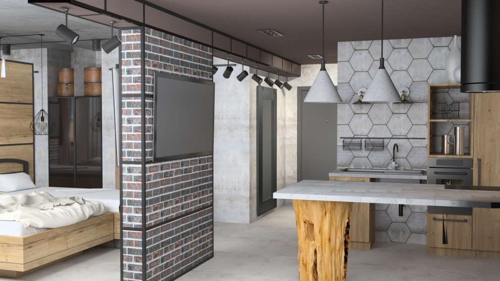 Лофт в многоэтажном доме