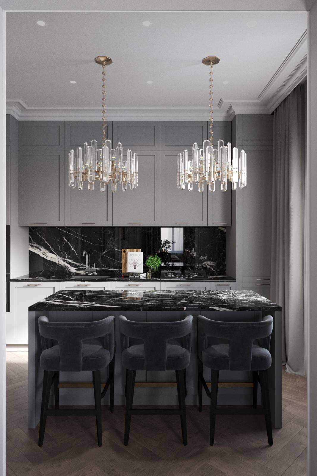 Интерьер квартиры 160 кв.м