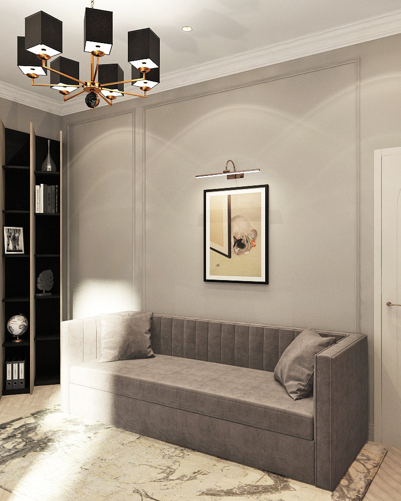 Двухэтажный дом в современной классике