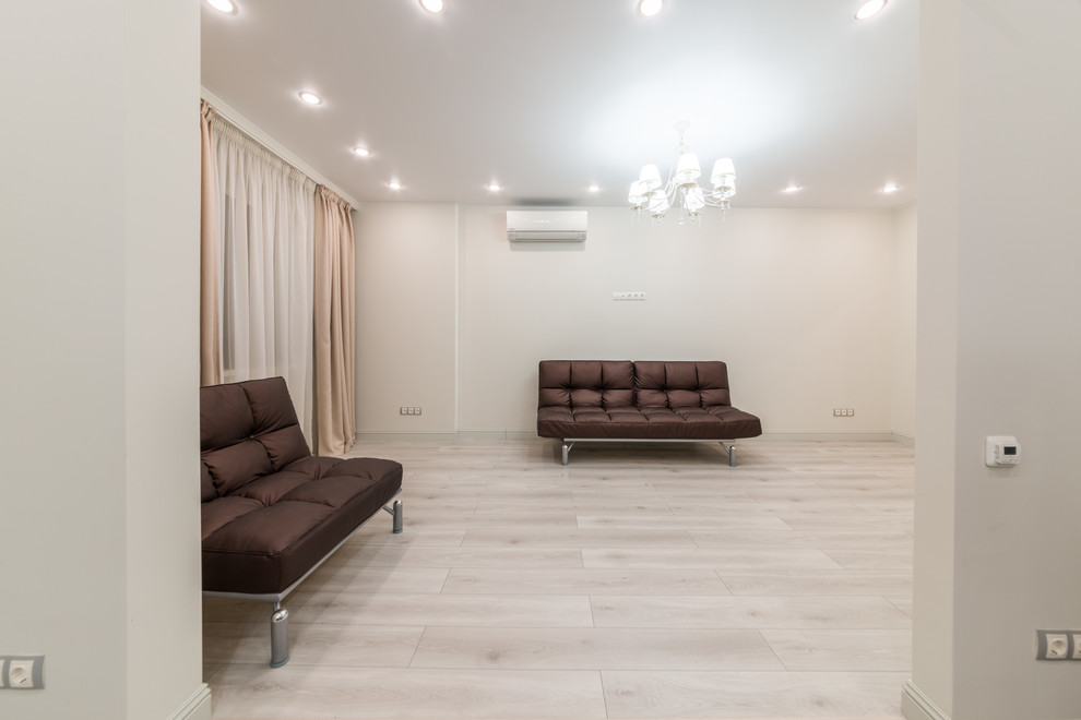 Гостиная в светлых тонах!