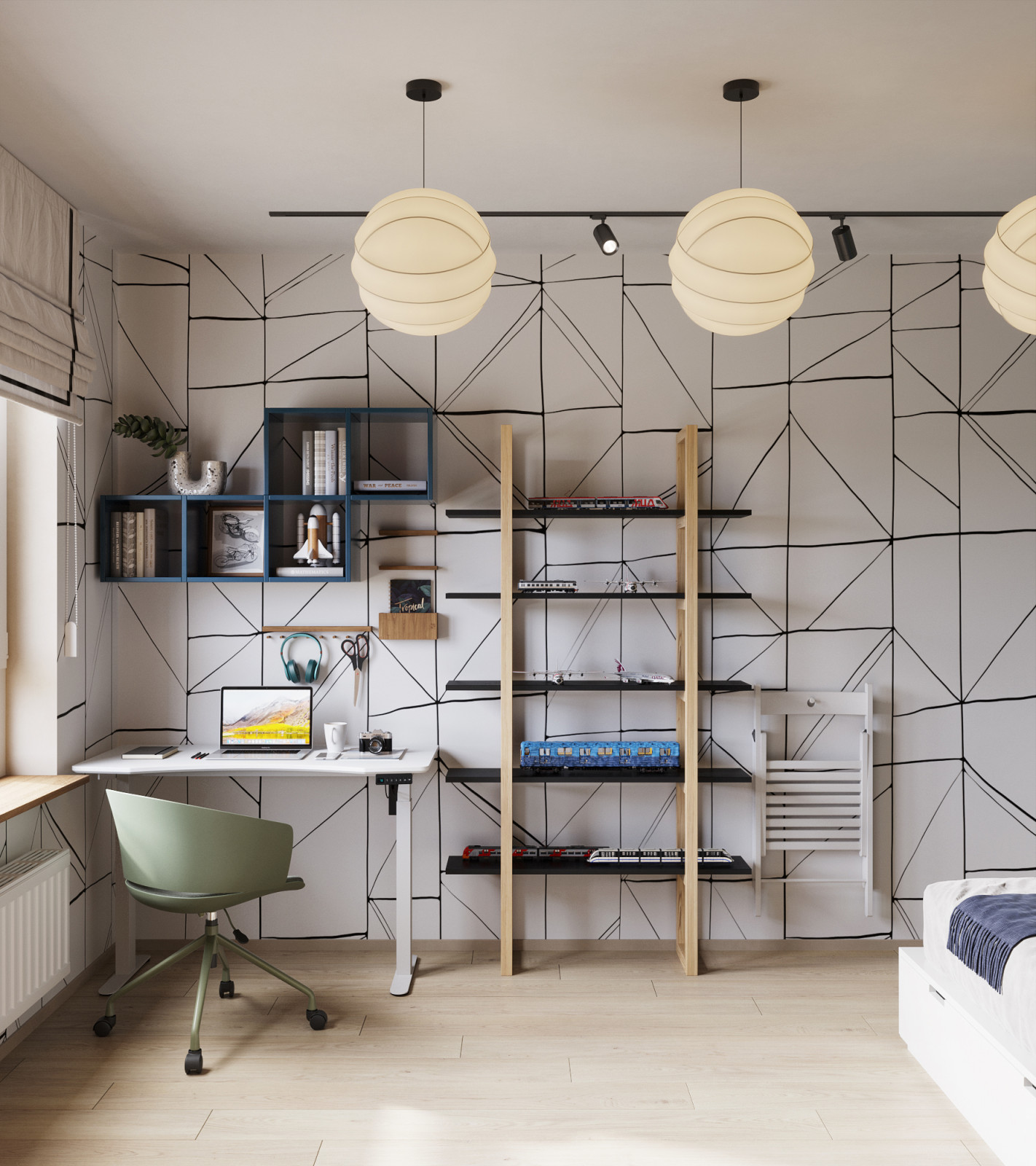 Мини двушка 43 м кв. со спальней на балконе