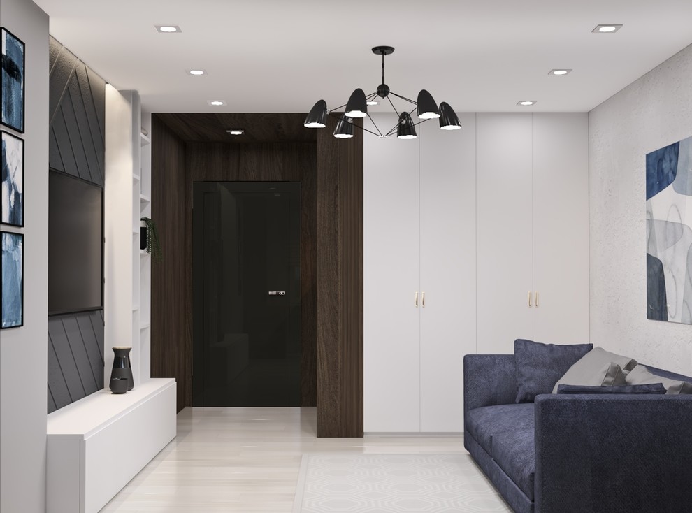 Обложка проекта: Дизайн - проект 3к. кв. 107 м2  в ЖК "Нормандия"