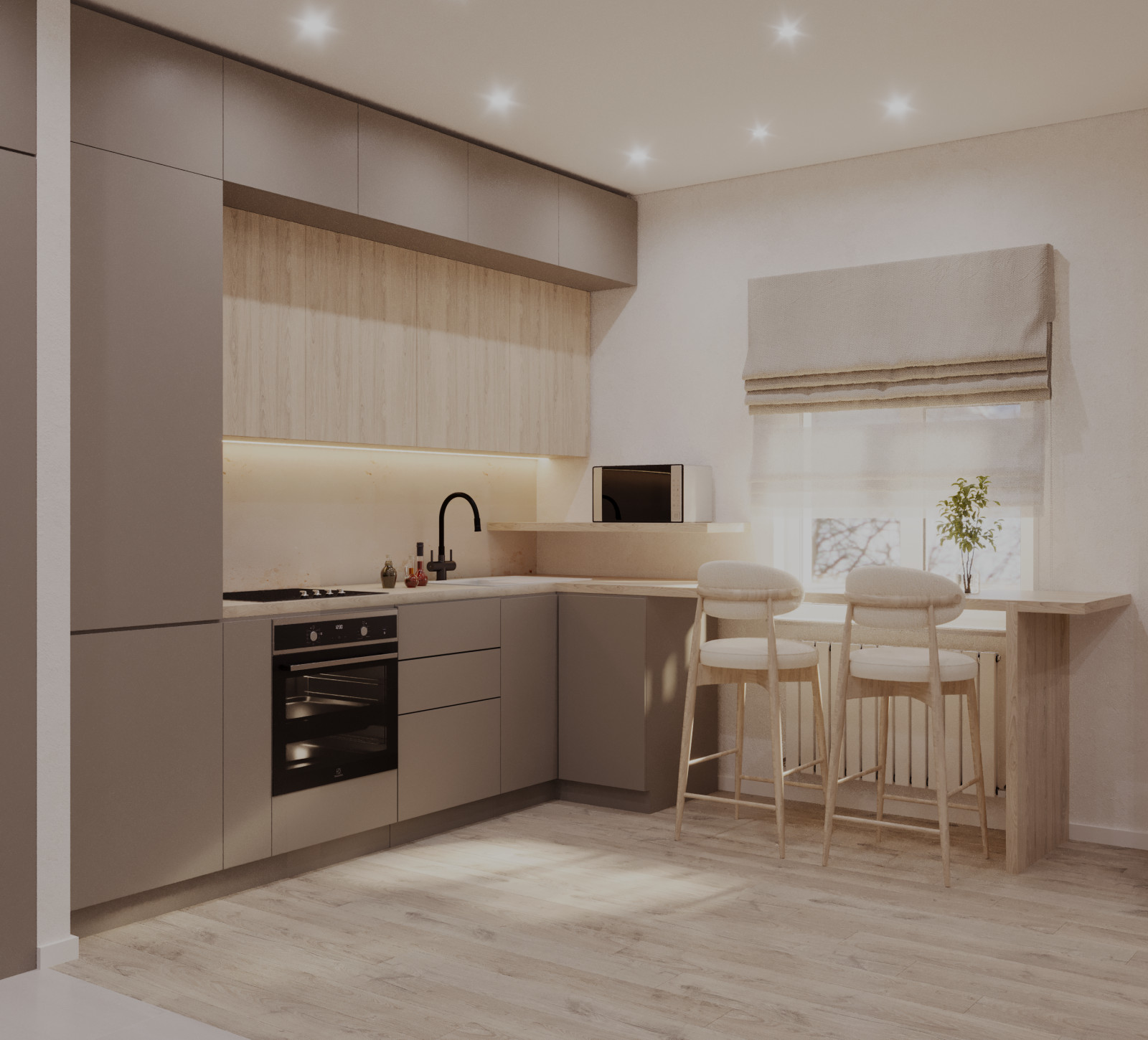 Дизайн-проект квартиры 49м² в ЖК Финский Залив