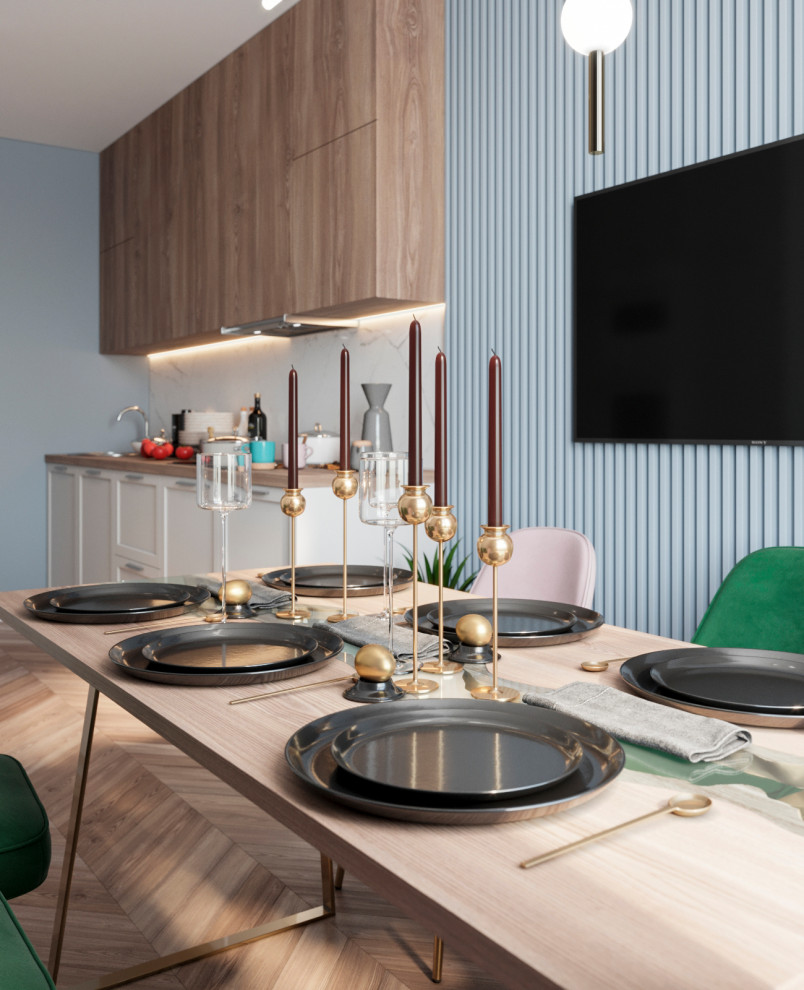 Обложка проекта: Квартира для молодой семьи. г. Москва