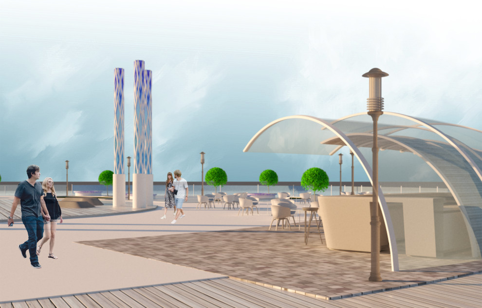 Проект организации прибрежной территории парка "40 лет ВЛКСМ"