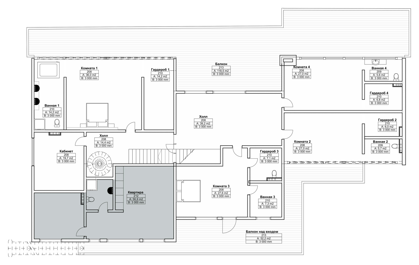 Загородный дом в Подушкино