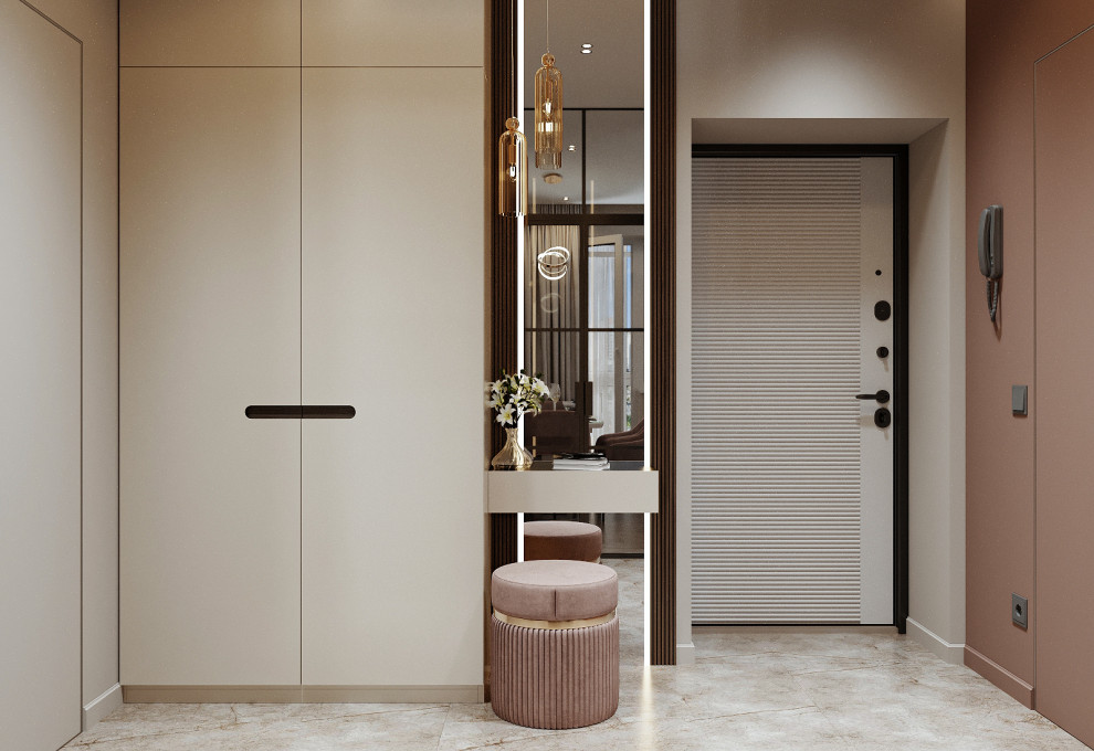 Камень и воздух. Квартира для современной девушки.