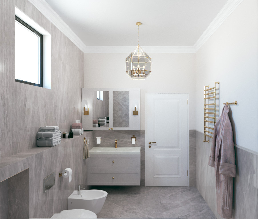 Обложка проекта: Дом в стиле американская классика