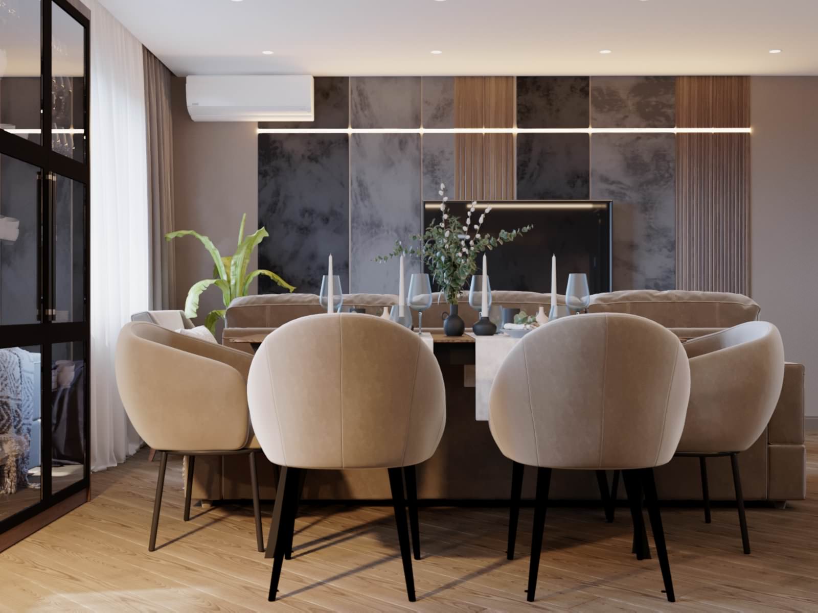 Дизайн проект 4х комнатной квартиры