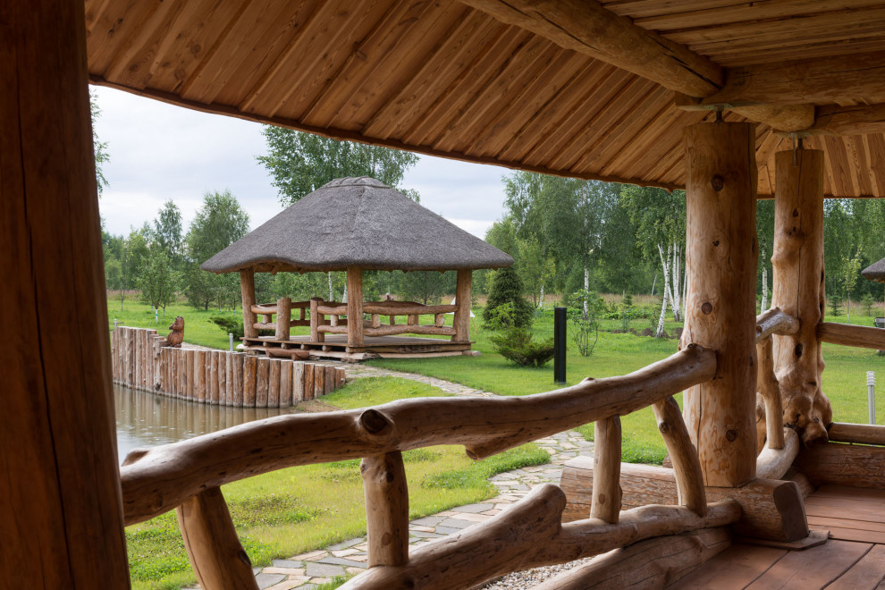 Дом в рустикальном стиле