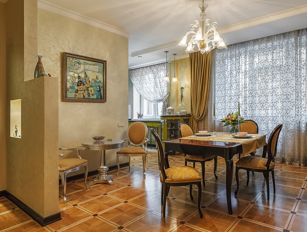 Квартира с архитектурной темой в интерьере