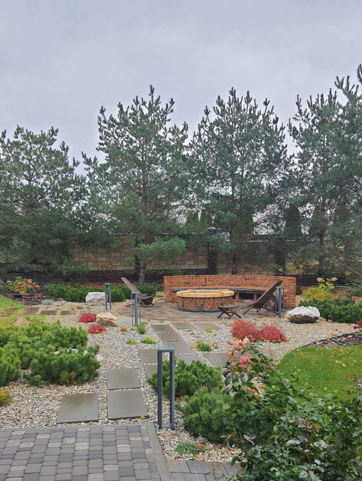 Сад с розами