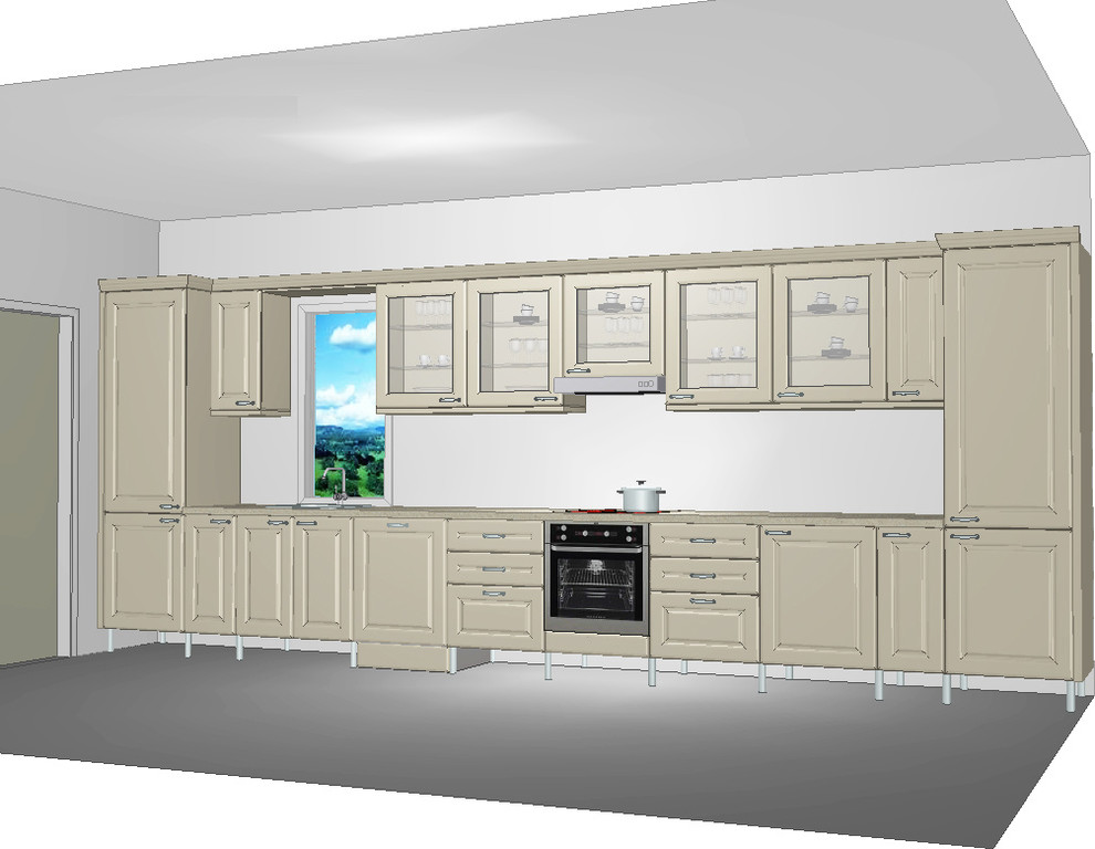 Обложка проекта: Кухня в коттеджном посёлке Павлово