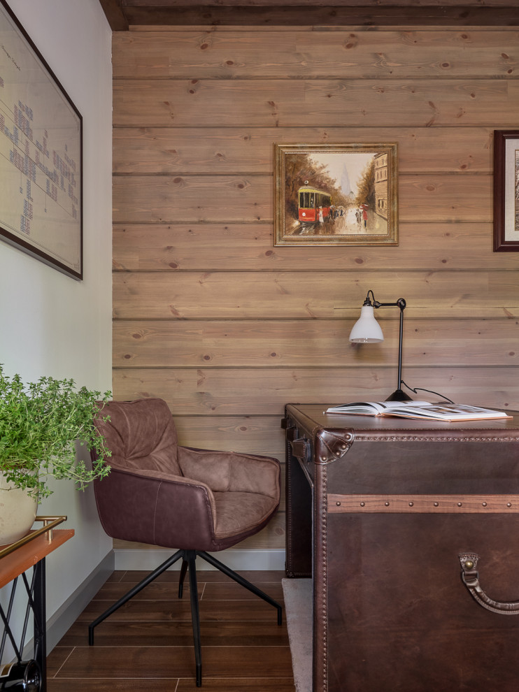 Дом из клееного бруса в стиле шале