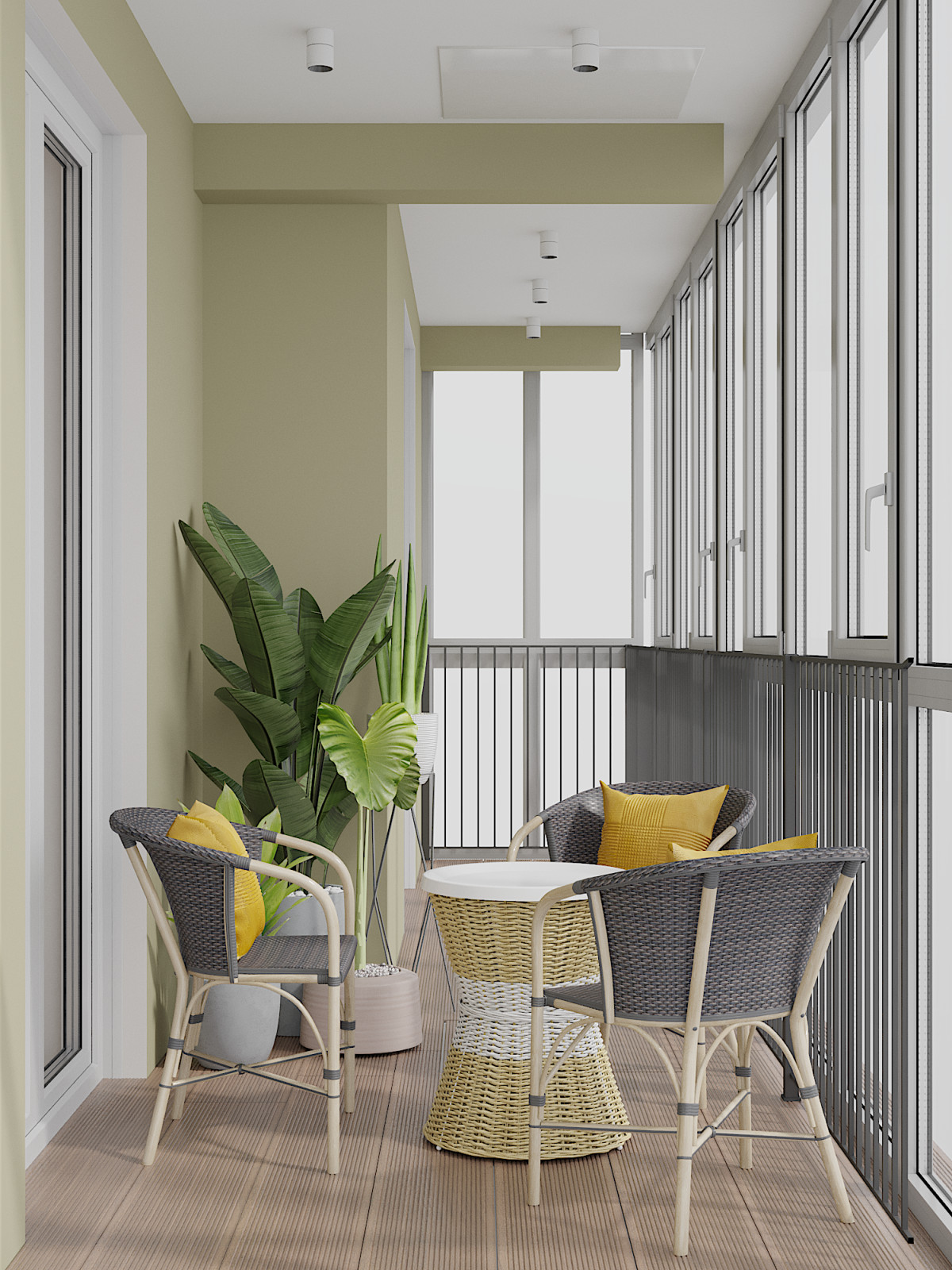 Трехкомнатная квартира в стиле КОНТЕМПОРАРИ