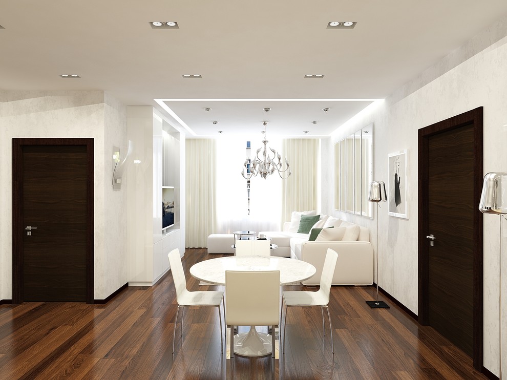 Luce Argento Apartment Interior in Modern Style