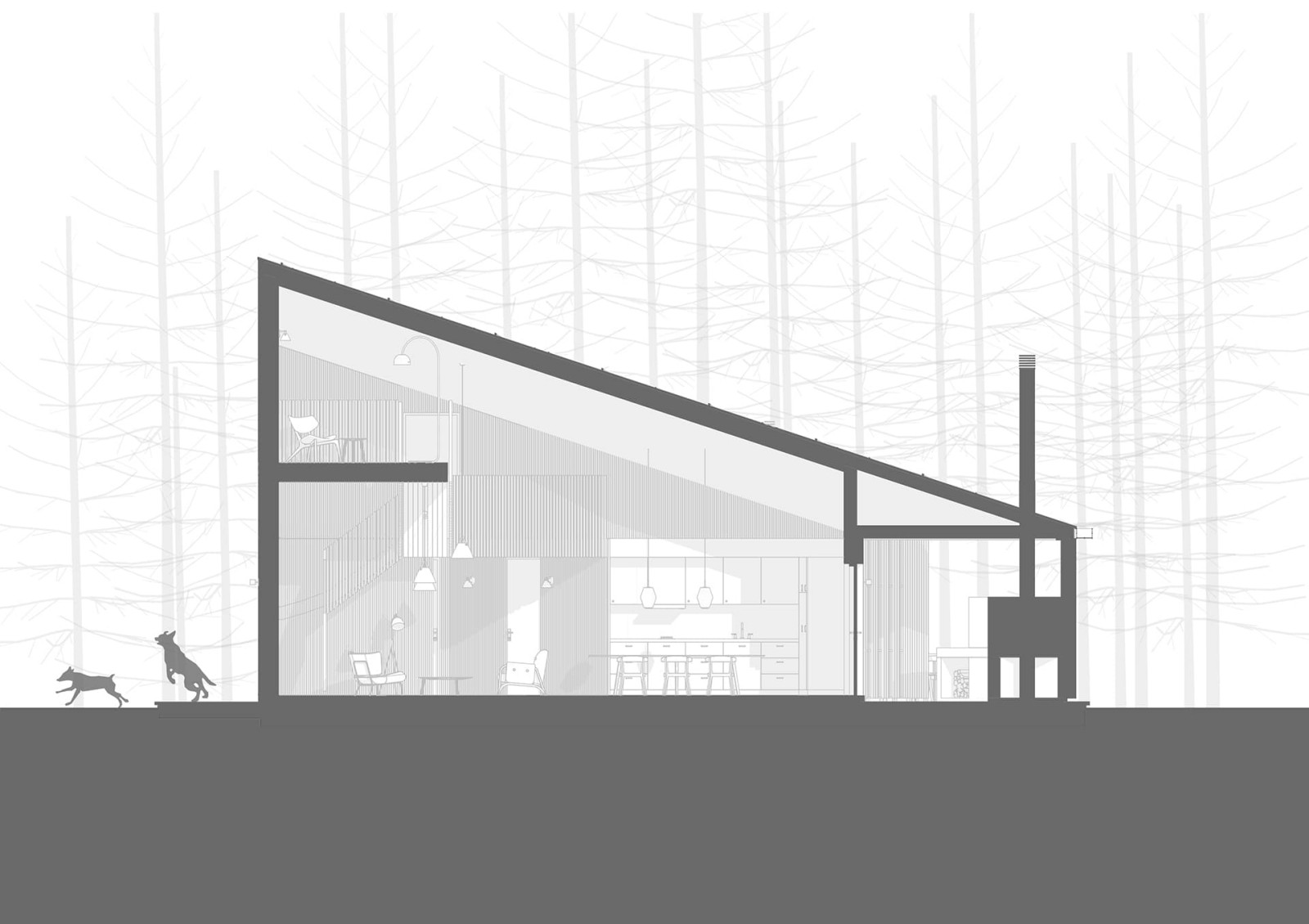 ТРЕУГОЛЬНЫЙ ДОМ НА УВИЛЬДАХ | UVILDY LAKE HOUSE