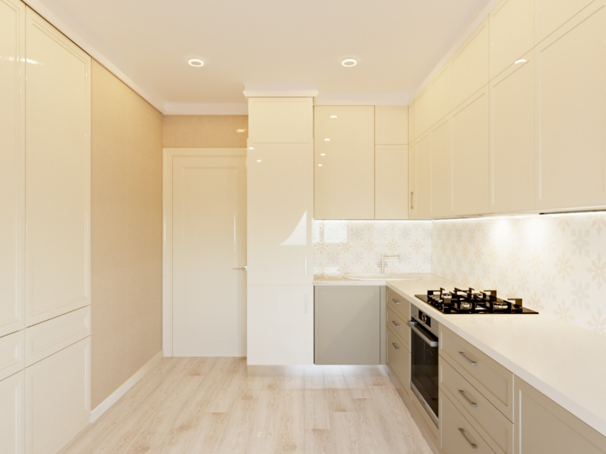 Карамелька. Кухня-Гостиная.