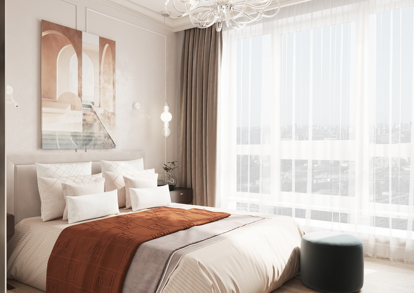 Дизайн-проект квартиры в ЖК Солнечный олимп