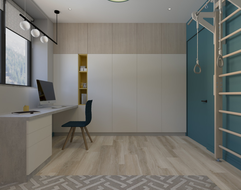 Загородный дом с ярким интерьером