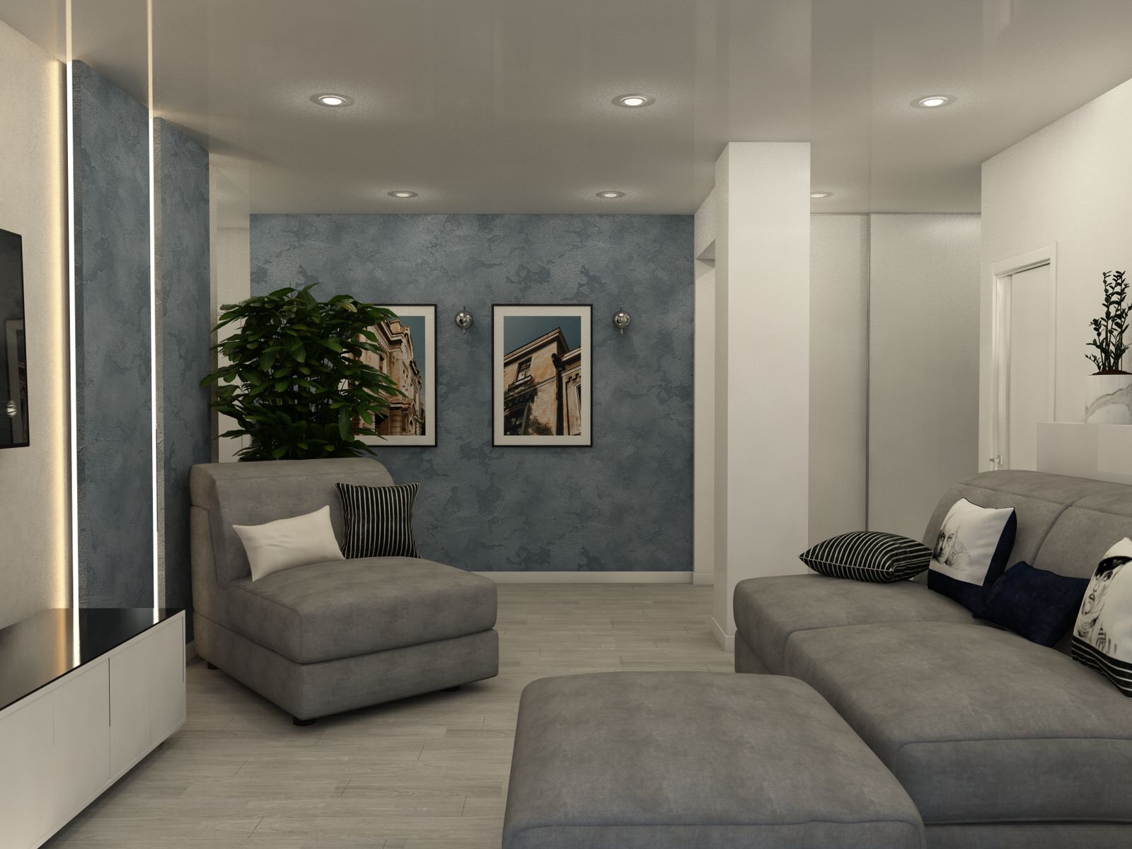 Кухня гостиная