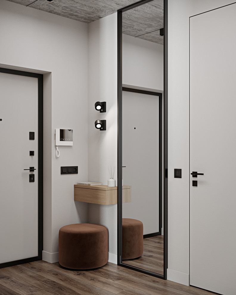 Обложка проекта: Однокомнатная квартира для молодой пары с собакой в ЖК Европейский