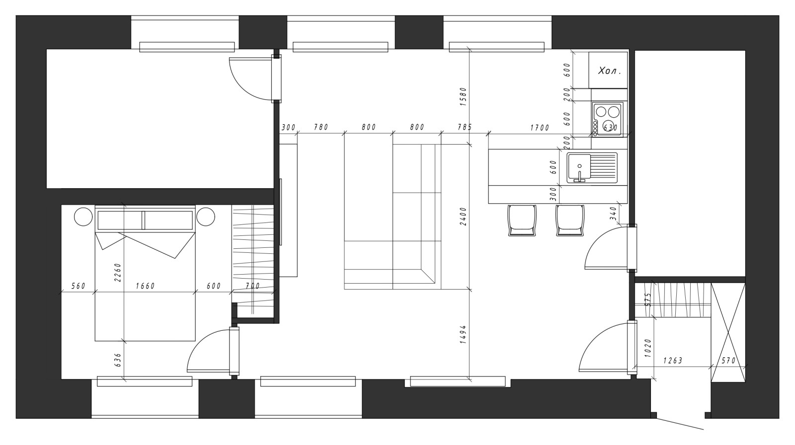 Квартира для молодой семьи